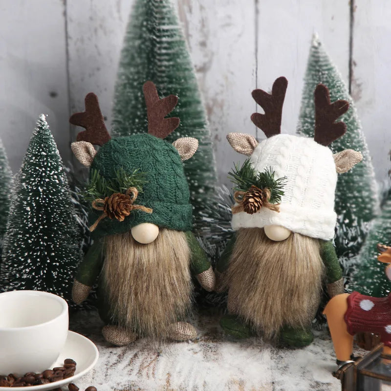 The Mini reindeer Christmas gnome (part of the Gnome Family trio)