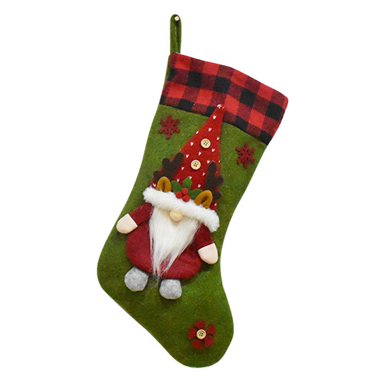 Felt Gnome Christmas Stocking - main photo