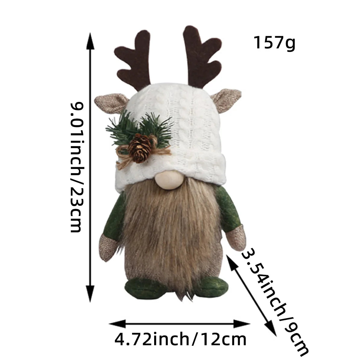 The Mini – Reindeer Christmas Gnome Plush