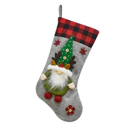 Felt Gnome Christmas Stocking - photo 2